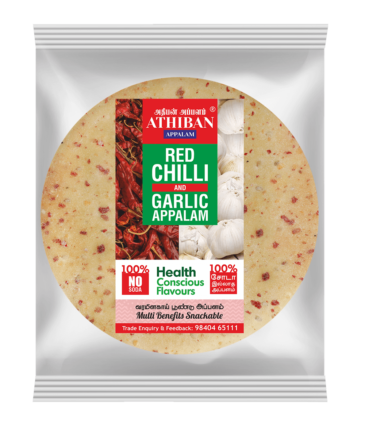 Red Chilli Garlic Appalam